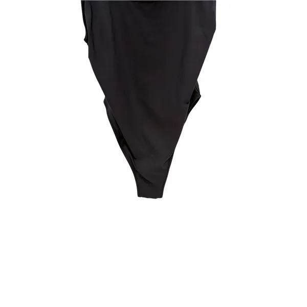 SKIMS Signature Swim Scoop Neck One Piece Swimsuit Onyx Black Size XL NWT - Image 5