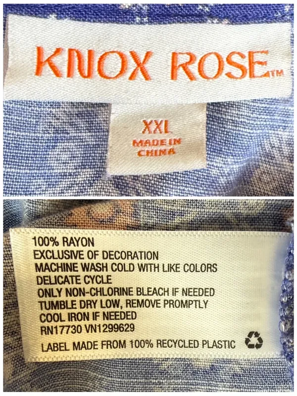 Knox Rose Maxi Dress XXL Blue Floral Tassel Tie Tiered Flutter Sleeve Cottage - Image 10