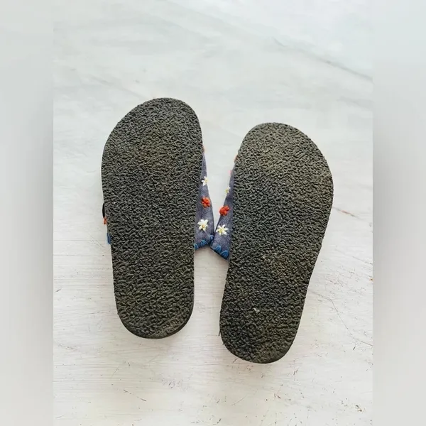 Free People Wildflowers Crossband Sandals in Blue Size 38 EUC $98 - Image 6