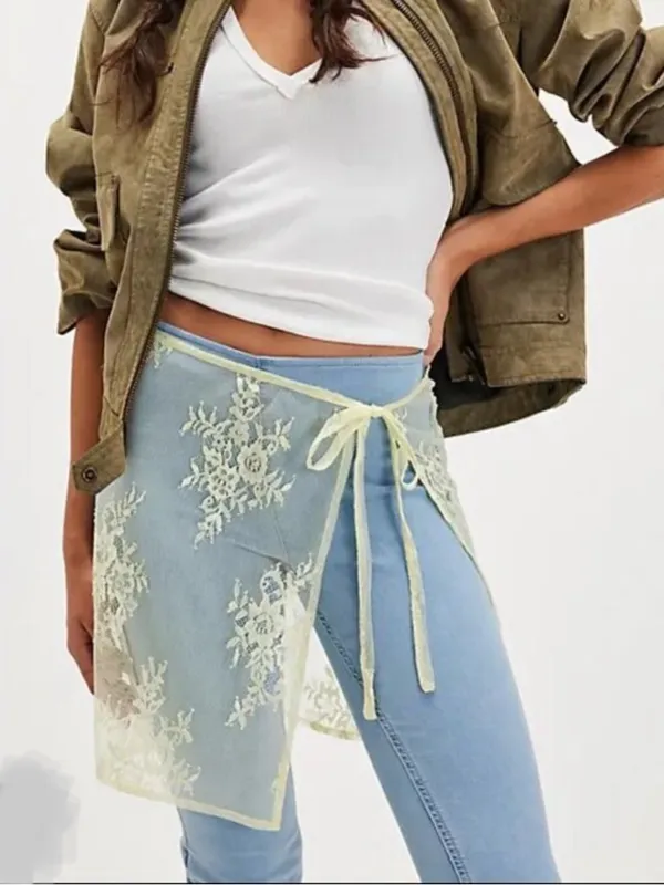 NWOT Free People So Mini Sheer Sarong sz XS/S - Image 5