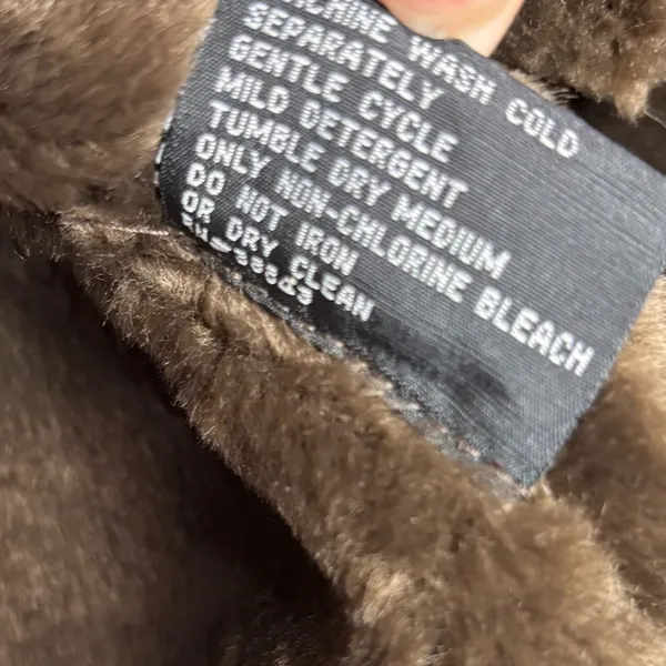 Via Spiga Deadstock 90s Y2K vintage brown espresso Long Coat size small NWT new - Image 6