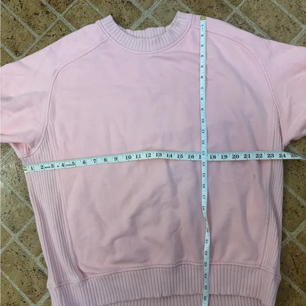Aerie Pink Crewneck Pullover Sweatshirt - Image 10