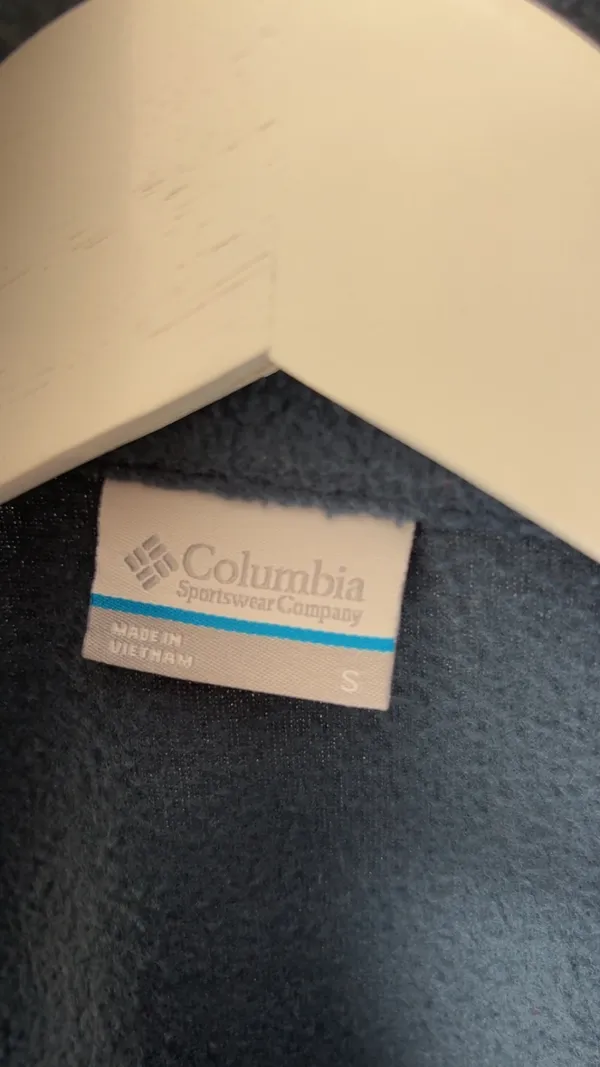 Columbia Sportswear blue fleece vest in size S - Image 2