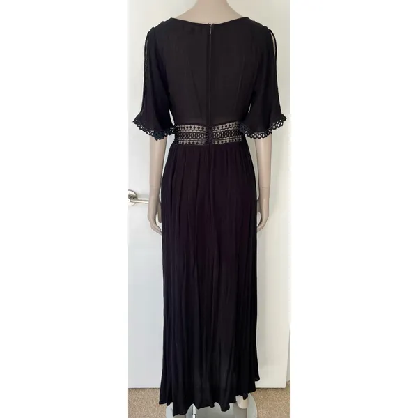 Lulu’s Puerto Vallarta Black Embroidered Maxi Dress - Image 9