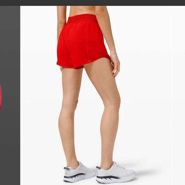 lululemon athletica Women's Athletic Shorts - Bold Red - Image 2