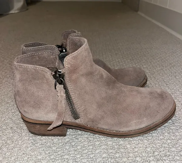 Tan Suede Short Boots - Image 3