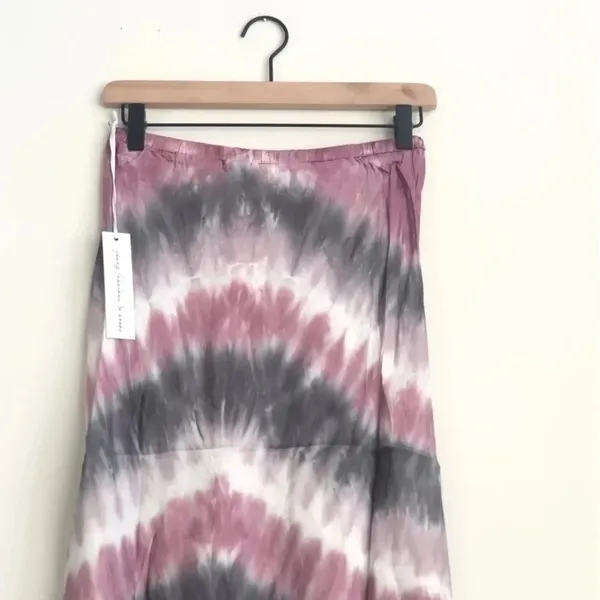 Young Fabulous & Broke Purple Tie Dye Satin Midi Slip Skirt Sz MED NWT Felicity - Image 4