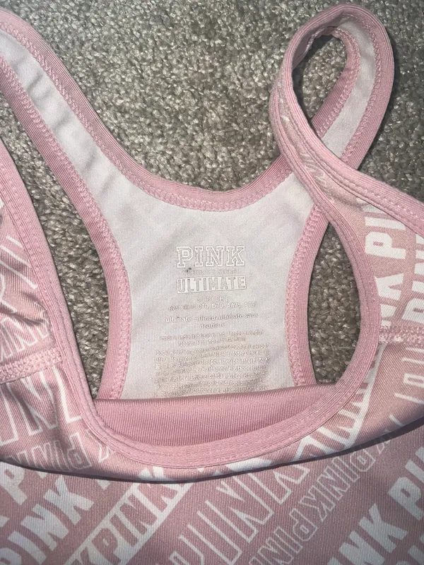 Victoria's Secret Sports Bra Pink - Image 2
