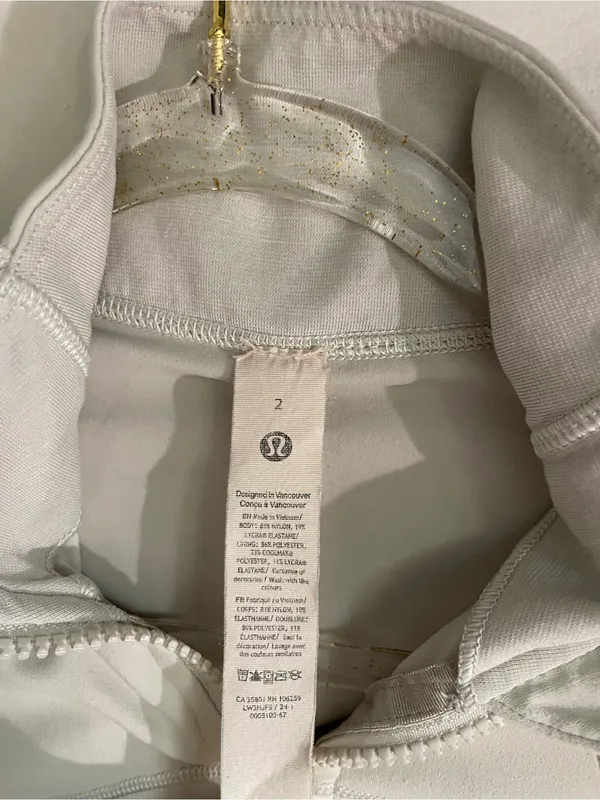 lululemon athletica Define Cropped Fitted Zip Jacket Bone Size 2 - Image 6