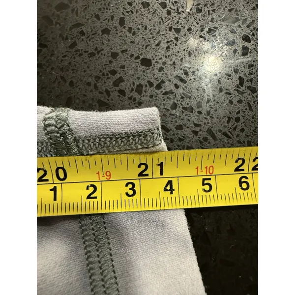 Lululemon Align‎ Cross Waist Crop Legging Diamond Dye High Rise Gray Size 4 - Image 7