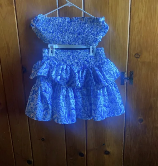 Two-Piece Set Shein Skirt Top Tube - Image 2