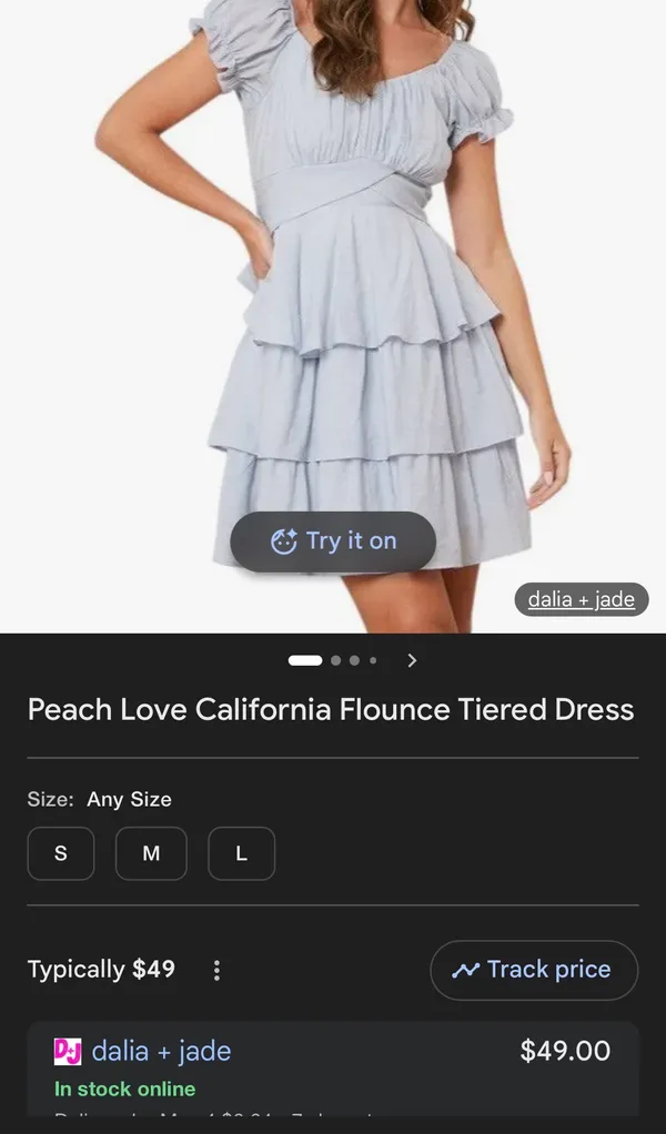Peach Love California Dress - Image 4