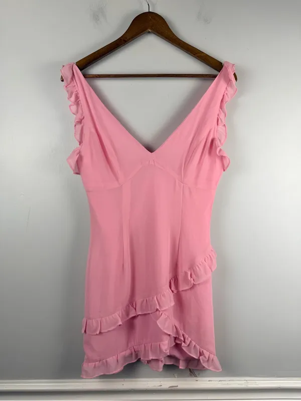 New more to come MILLIE MINI DRESS in pink size small - Image 2
