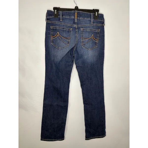 Ariat R.E.A.L Octavia Straight Jeans Women's Size 29S Short Blue Denim Western - Image 4
