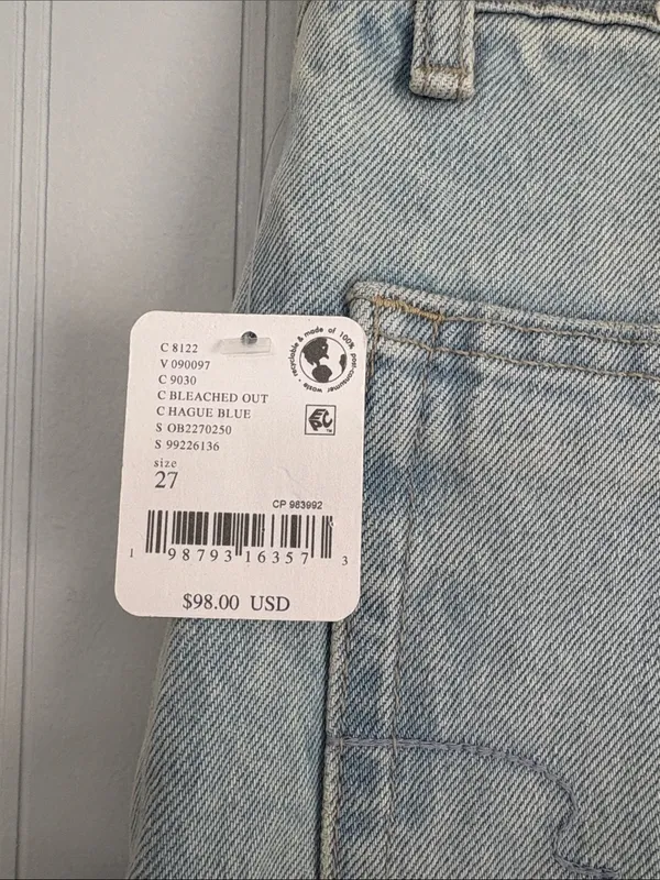 We The Free Deep Trance Boyfriend Ankle Jeans Women Size 27 NWT - Image 8