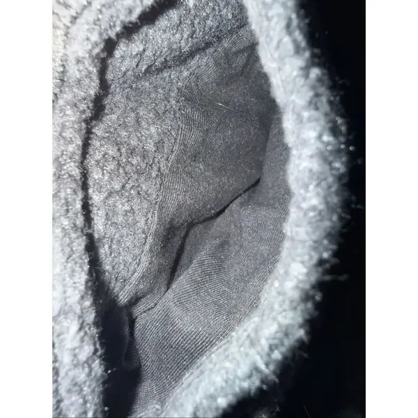 Aerie Sherpa Fleece Corset Jogger Charcoal Grey Terry Sweatpants Sz XS #769 - Image 7
