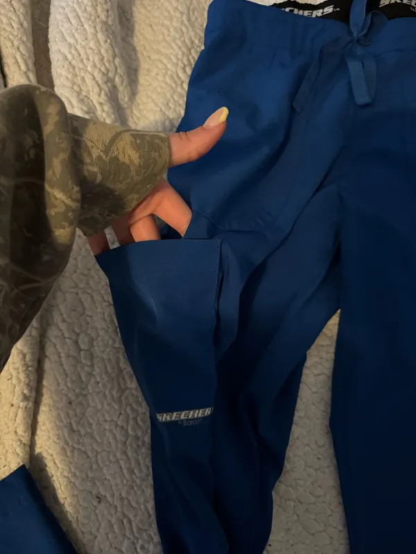 Royal Blue Skechers Scrub Pants - Image 2