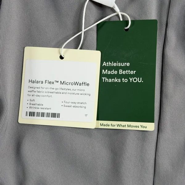 Halara Flex MicroWaffle Work Pants Women 2X Gray High Rise Wide Leg NWT - Image 4