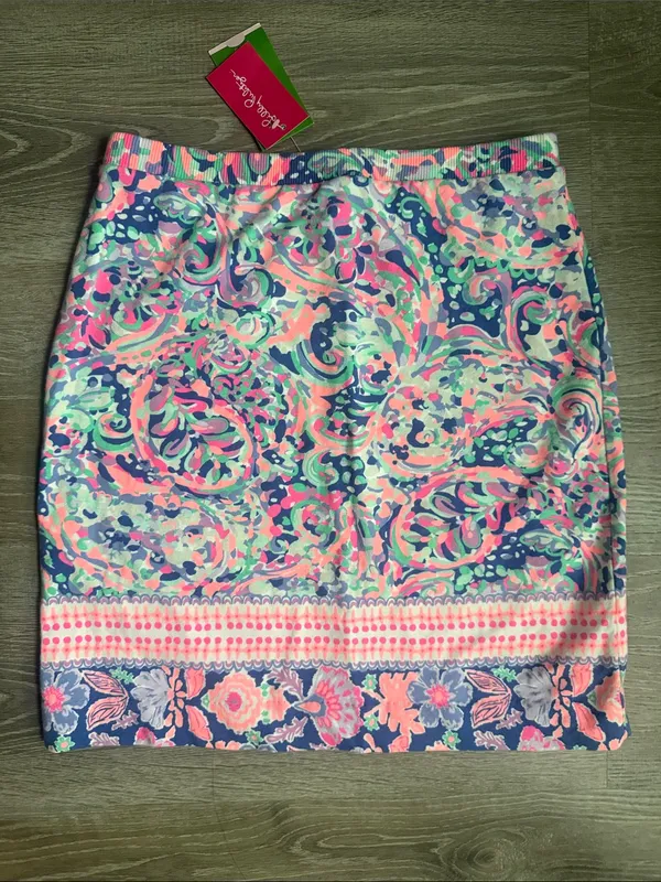 NEW Lilly Pulitzer Boca Chica stretch skirt Small - Image 2