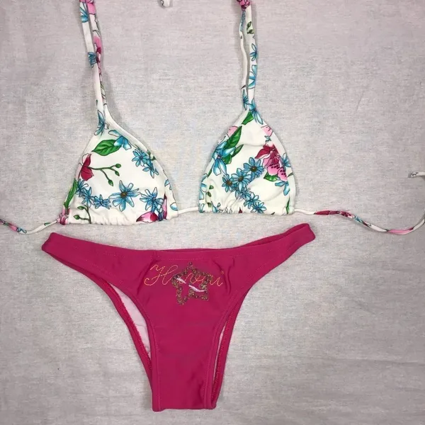 Recco Brazilian bright floral print bikini - Image 2