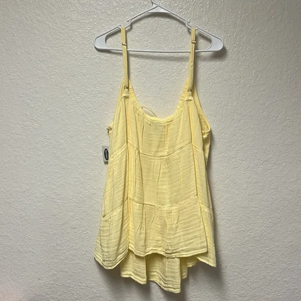 NWT OLD NAVY Lychee Yellow Tank Top Size 3X - Image 4
