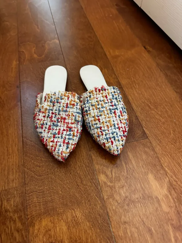 Multicolor tweed mule Multiple Size 8.5 - Image 2