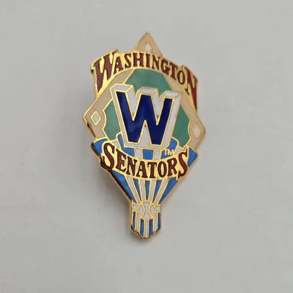 Vintage 1991 Washington Senators Crest Lapel Pin MLB Major Baseball Collection - Image 2