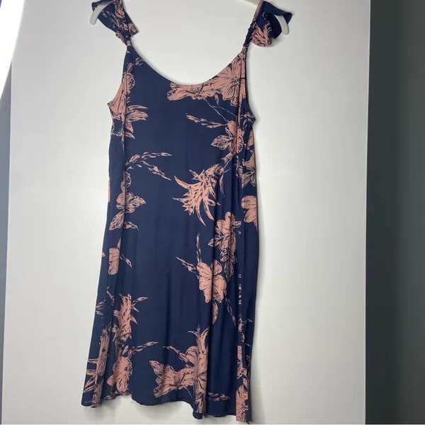 ROXY Floral Mini Dress Small - Image 5