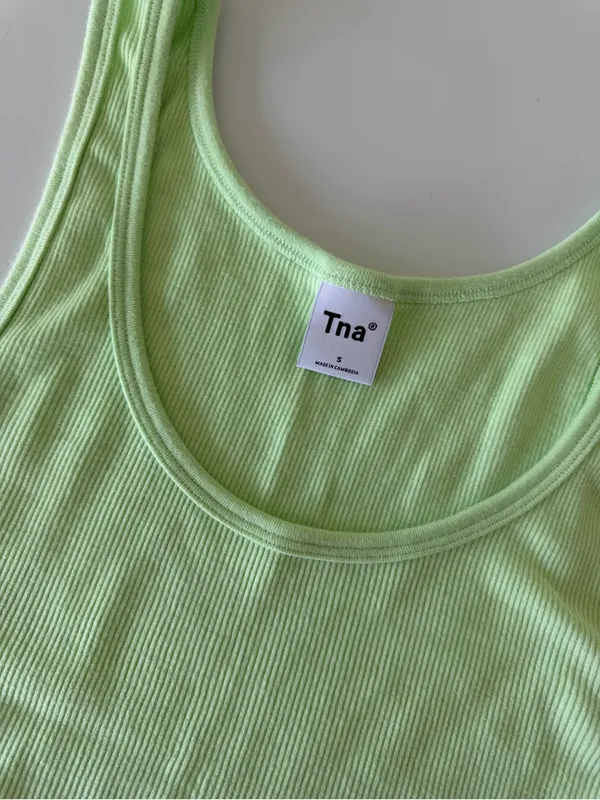 Aritzia Tna Ribbed Crop Tank Top - Image 2