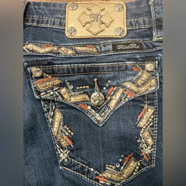 Miss Me Women's Boot Cut Jeans Size 31 - Image 4