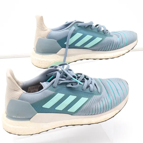 Adidas Solar Glide Womens Blue Mint Green Running Shoes Size 8.5 - Image 2