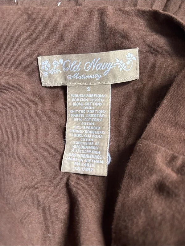 Old Navy Chocolate Brown Strapless Tie-Waist Midi Skirt - Image 2