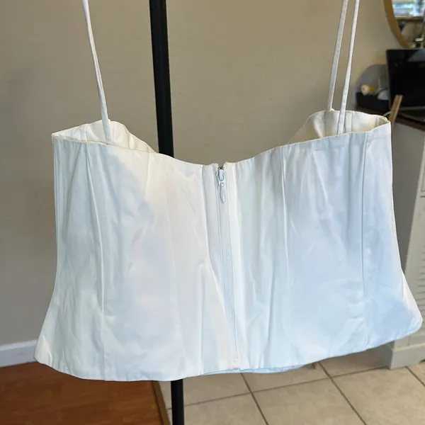 HOUSE OF CB 'Audette'‎ White Structured Corset NWOT size XL - Image 10