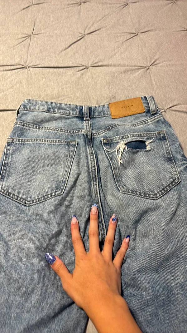 H&M Denim Jeans Boyfriend Low-Waist - Image 3