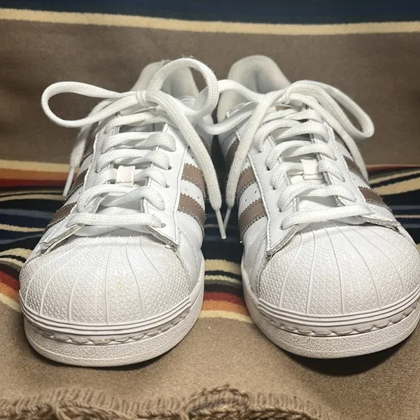 Adidas Women’s Superstar Sneakers Size 9 - Image 2