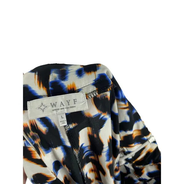 Wayfe Women's Size‎ Large Tall Printed Flowy Wide Leg High Rise Pants - Image 6