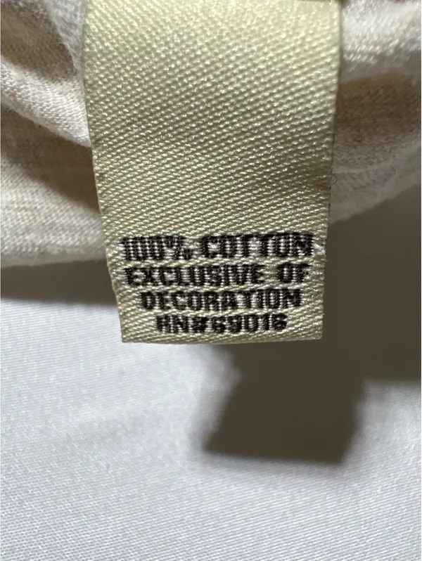 Rufflewn XL Beige Graphic Tee with Artsy American Flag - Image 7