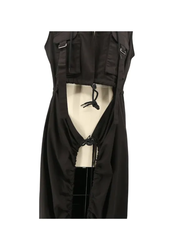 #VDR Viadellerose Forever Young Avant Garde Lagenlook Sleeveless Vest Dress S - Image 4