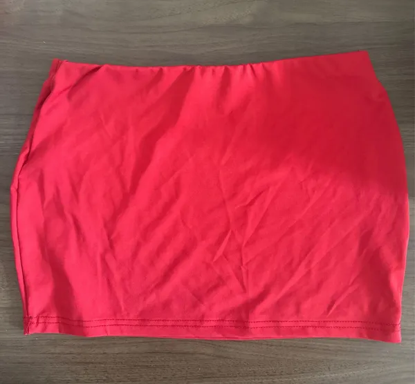shein red mini skirt - Image 2