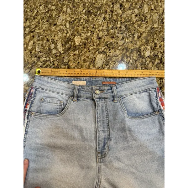 Anthropologie pilcro women's The‎ Vintage straight jean Size 30 Southwestern - Image 10