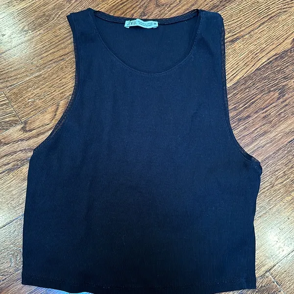 Zara basic cropped rib tank medium - Image 6