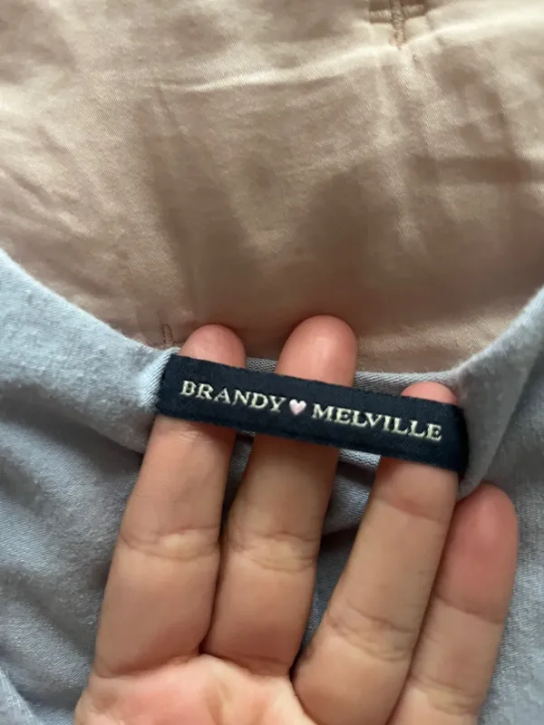Brandy Melville Gina Light Blue Top - Image 4