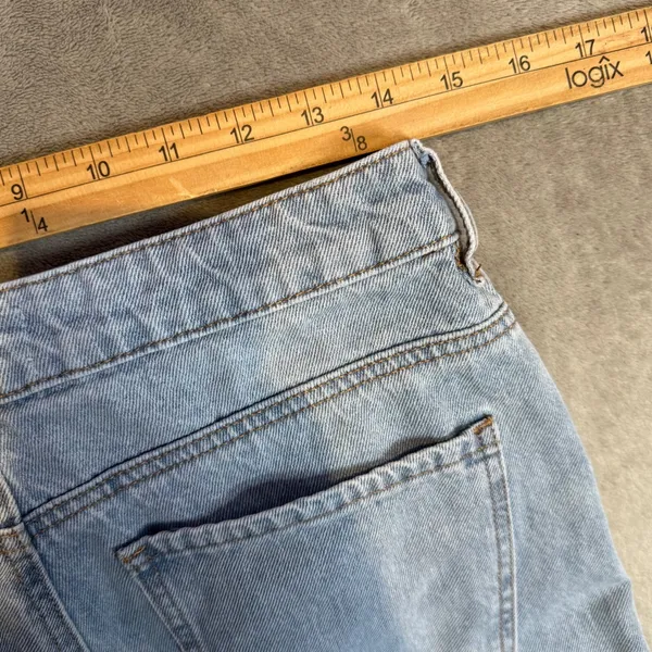 Stevie Jeans Steve Madden Wide Leg High Rise Jeans Womens 28 Light Wash Denim - Image 8