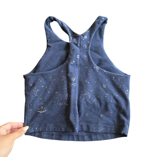 Beyond Yoga Cropped Tank in Nocturnal Navy/ Gunmetal Constellations Size: S - Image 3
