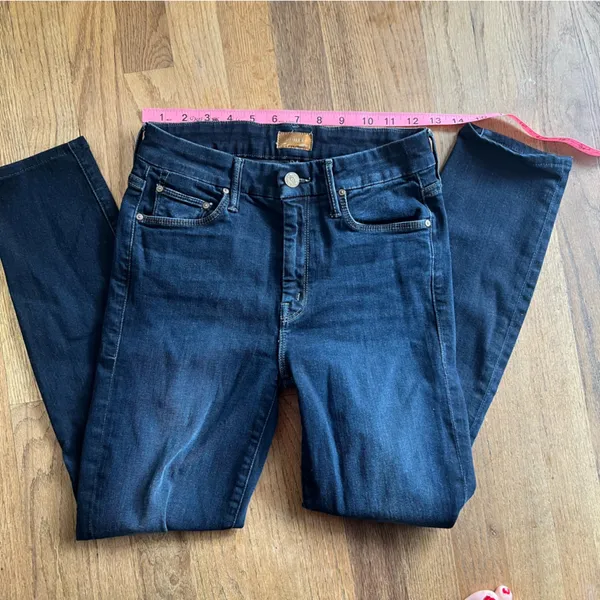 MOTHER casual Dark Blue looker ankle fray size 25‎ - Image 7