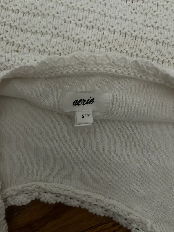 White Crochet Tank - Image 3
