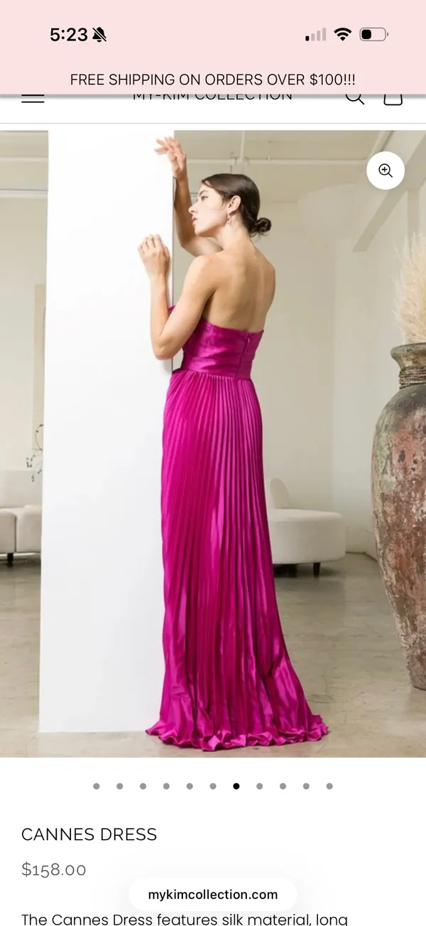 Cannes Dress pink - Image 2