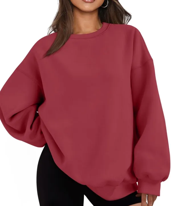 EFAN Oversized Hoodie Red Size XL - Image 5