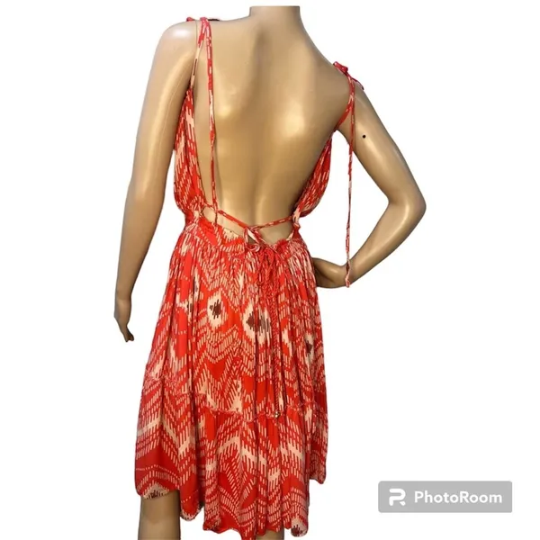 Womens Vibrant AREA Stars Flowy Summer Dress OS - Image 4