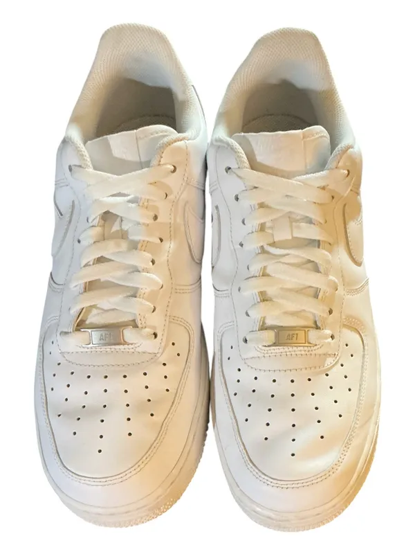 Nike Air Force 1 Low '07 - All White - Men's 10.5 - Great Condition - Image 2